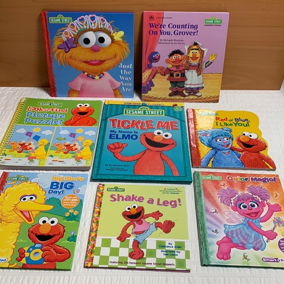 Sesame Street Books Collection - Set of 8 - Picture 1 of 8